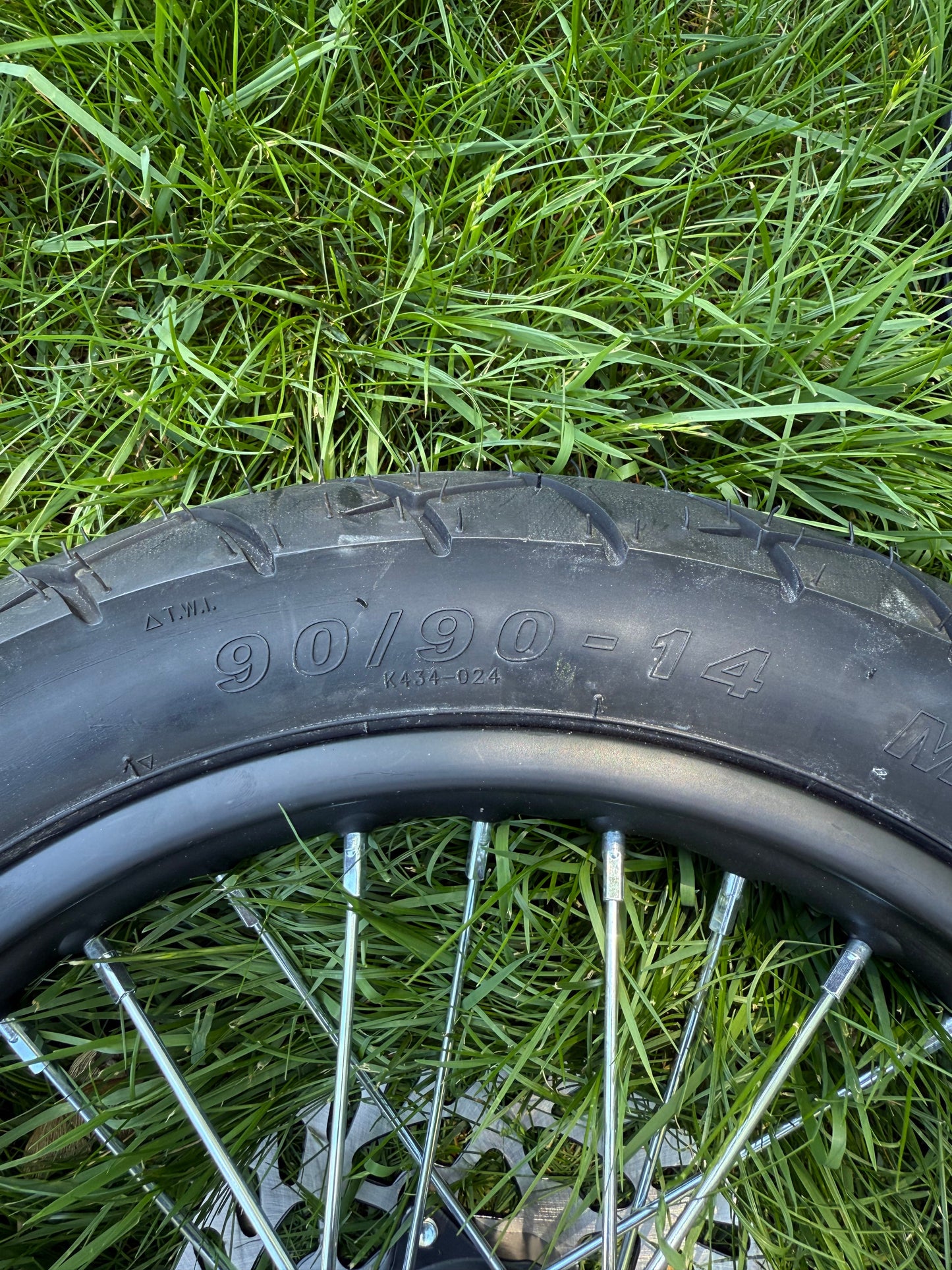CD Supply 14 Inch Spokes Supermoto Wheels Tuttio / Yozma / RTR / HeyBike