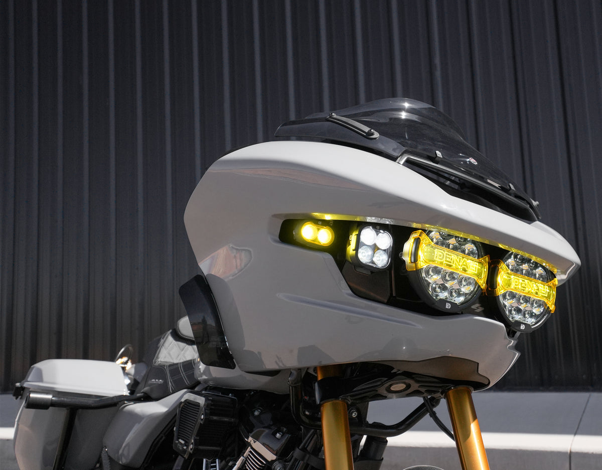Denali D14 Full Deck Headlight Kit with Denali Lighting for '24-26 Harley-Davidson Road Glide by Kraus Motor Co
