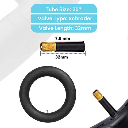 Raider 20/26x4.0 Fat Bike Tire (With Tube)