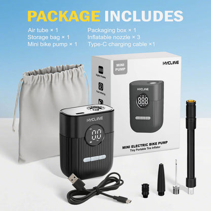 Hycline Mini Electric Bike Pump