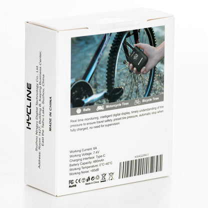 Hycline Mini Electric Bike Pump