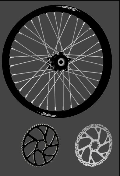 Warp9 - 18" Rear Wheel w/ Options