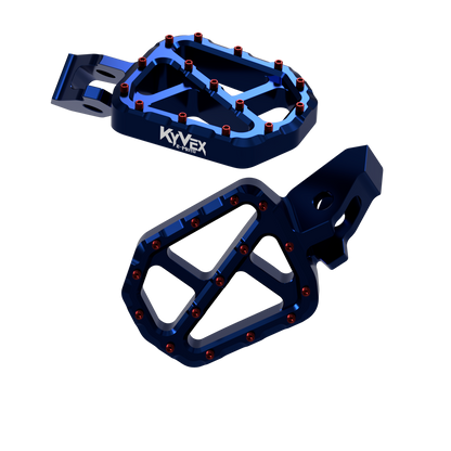 KyVex Billet Wide Foot Pegs - Ultra Bee