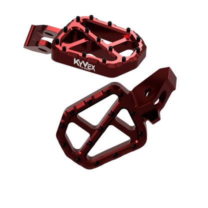 KyVex Billet Wide Foot Pegs - Ultra Bee