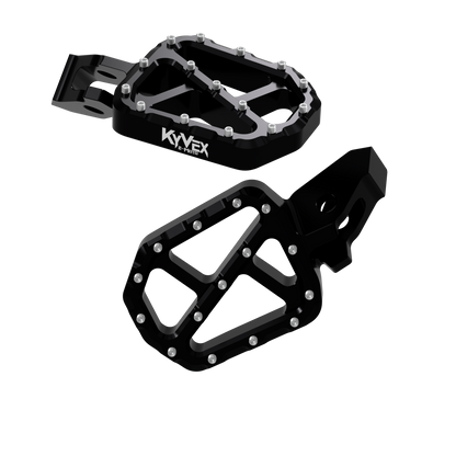 KyVex Billet Wide Foot Pegs - Ultra Bee
