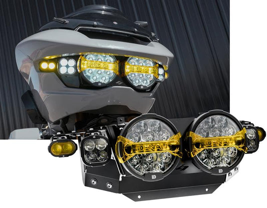 Denali D14 Full Deck Headlight Kit with Denali Lighting for '24-26 Harley-Davidson Road Glide by Kraus Motor Co