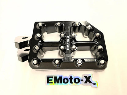 EMoto-X Talaria Foot Pegs All Talaria Sting, MX5, MX4, XXX, MX3, L1E Black