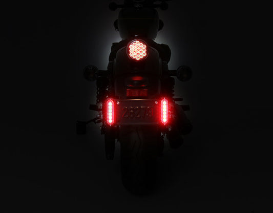 Denali B6 Dual LED Brake Light Kit with License Plate Mount