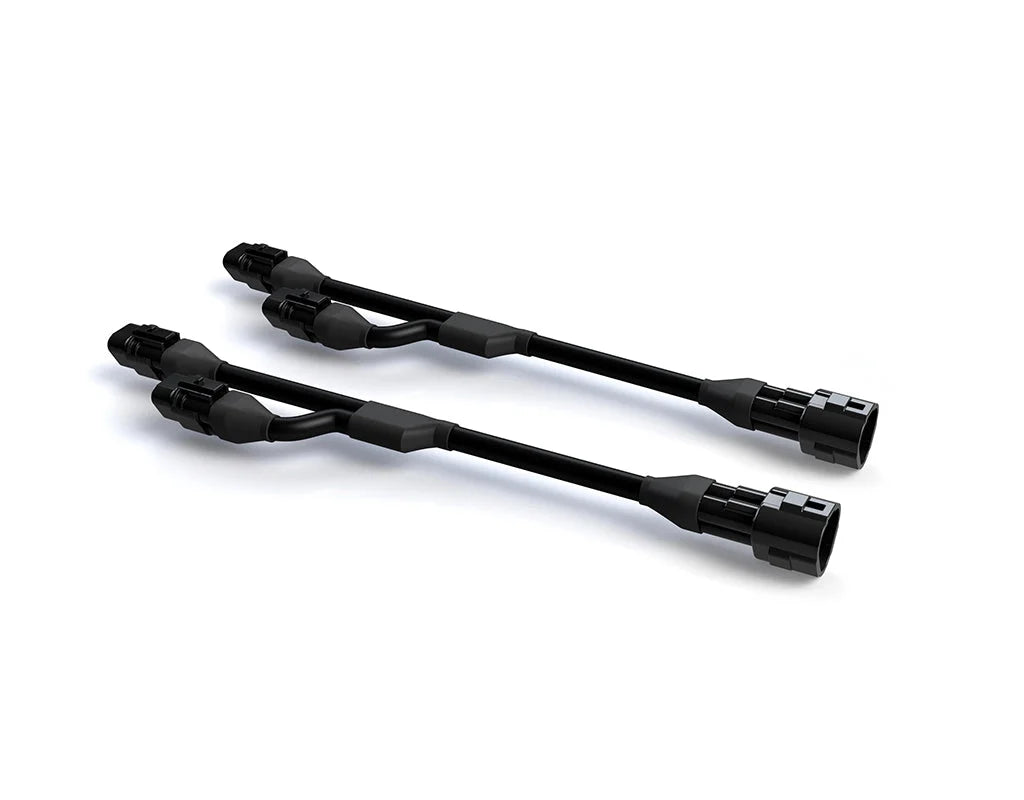Denali Driving Light Extension Cable with Y-splitter - 6.5 inches