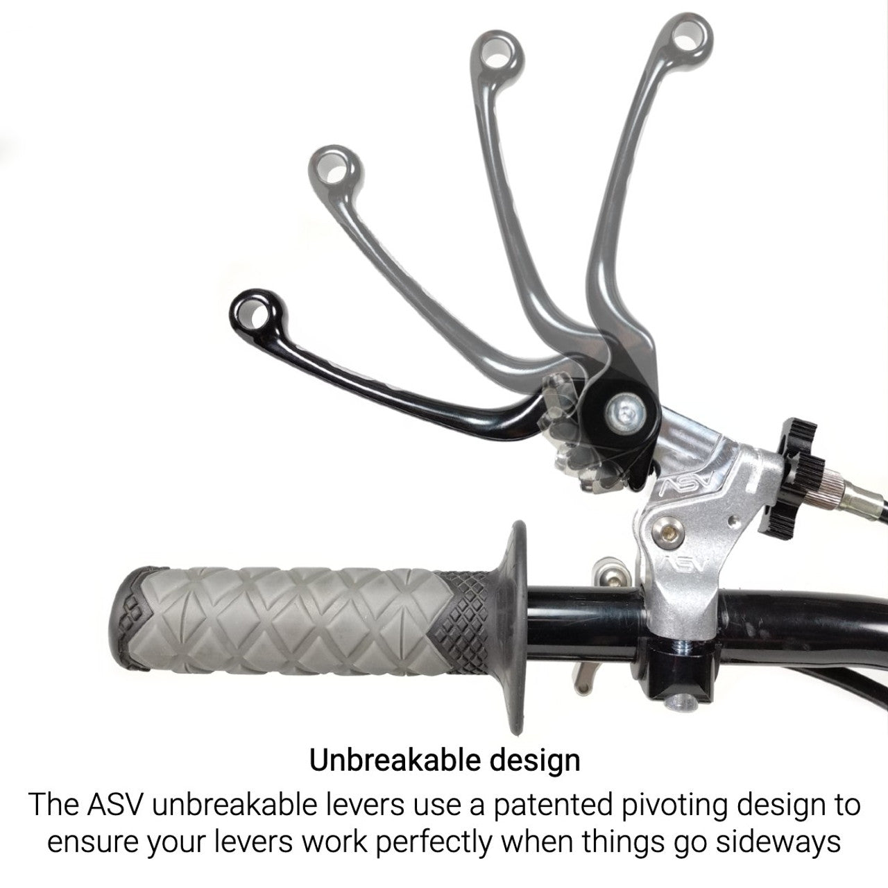 ASV F3-E Series Brake Lever Front and Rear Super Shorty for E Ride Pro SS 3.0 / SR Brake 2