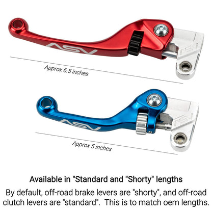ASV F4 Dirt Front and Rear Brake Lever for F2-E Front and Rear Brake Levers for Surron Ultra Bee, E-Ride Pro Type 2, Talaria, Altis Sigma # RFTF20808 # RFF40808