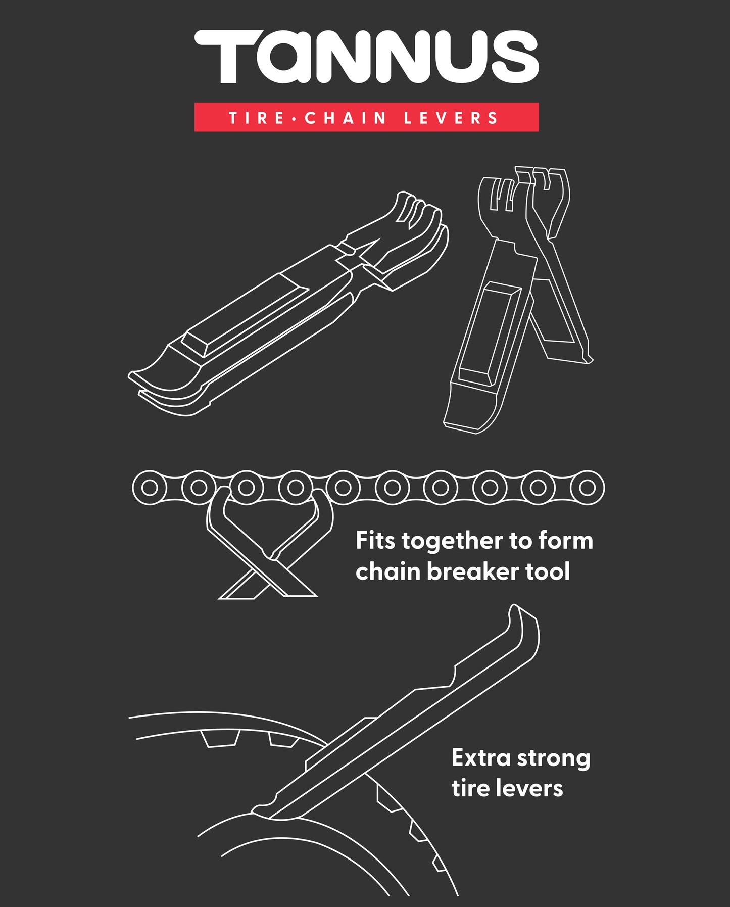 Tannus Tire Chain Levers